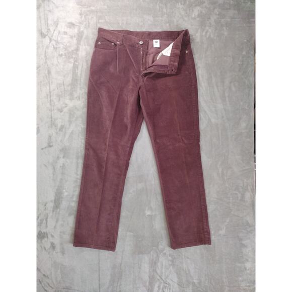 Levis Red Tag 505 Nouveau Jeans Low Rise Straight Leg Pink Corduroy 16m - Picture 2 of 10